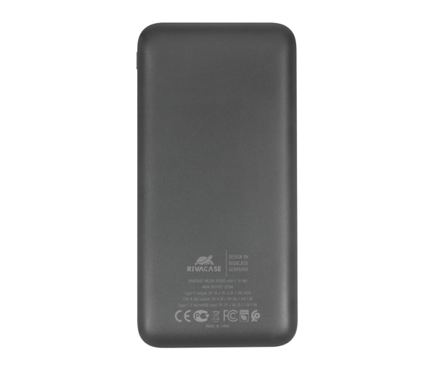 RIVACASE Powerbank VA2101 10000 mAh 22,5W czarny - 1503823 - zdjęcie 2